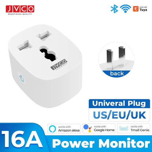 JVCO Smart Wifi Universal Plug and Power Monitor 16A