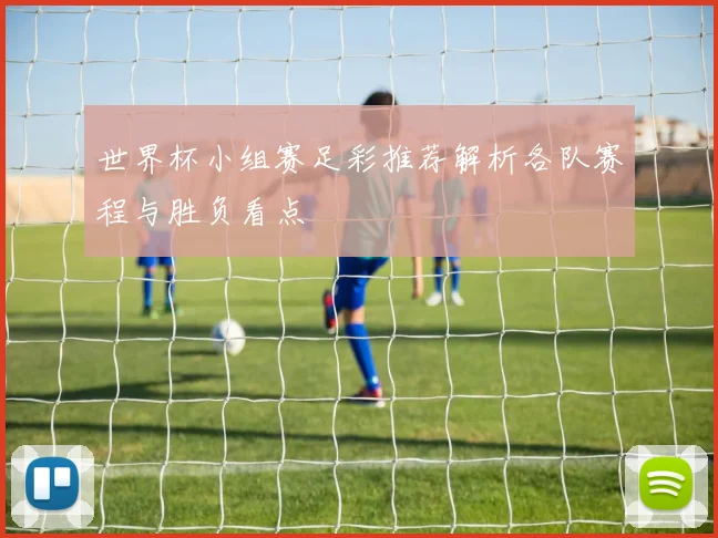 世界杯小组赛足彩推荐解析各队赛程与胜负看点
