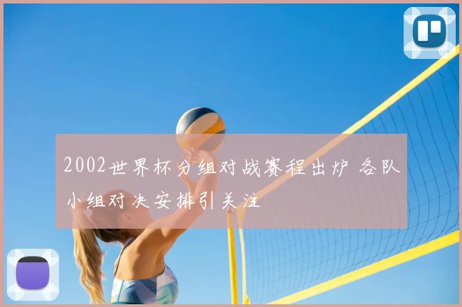 2002世界杯分组对战赛程出炉 各队小组对决安排引关注