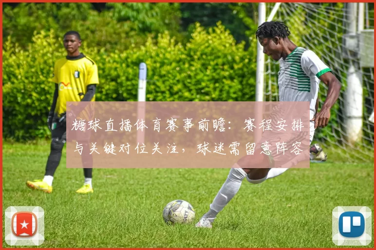 糖球直播体育赛事前瞻：赛程安排与关键对位关注，球迷需留意阵容动态